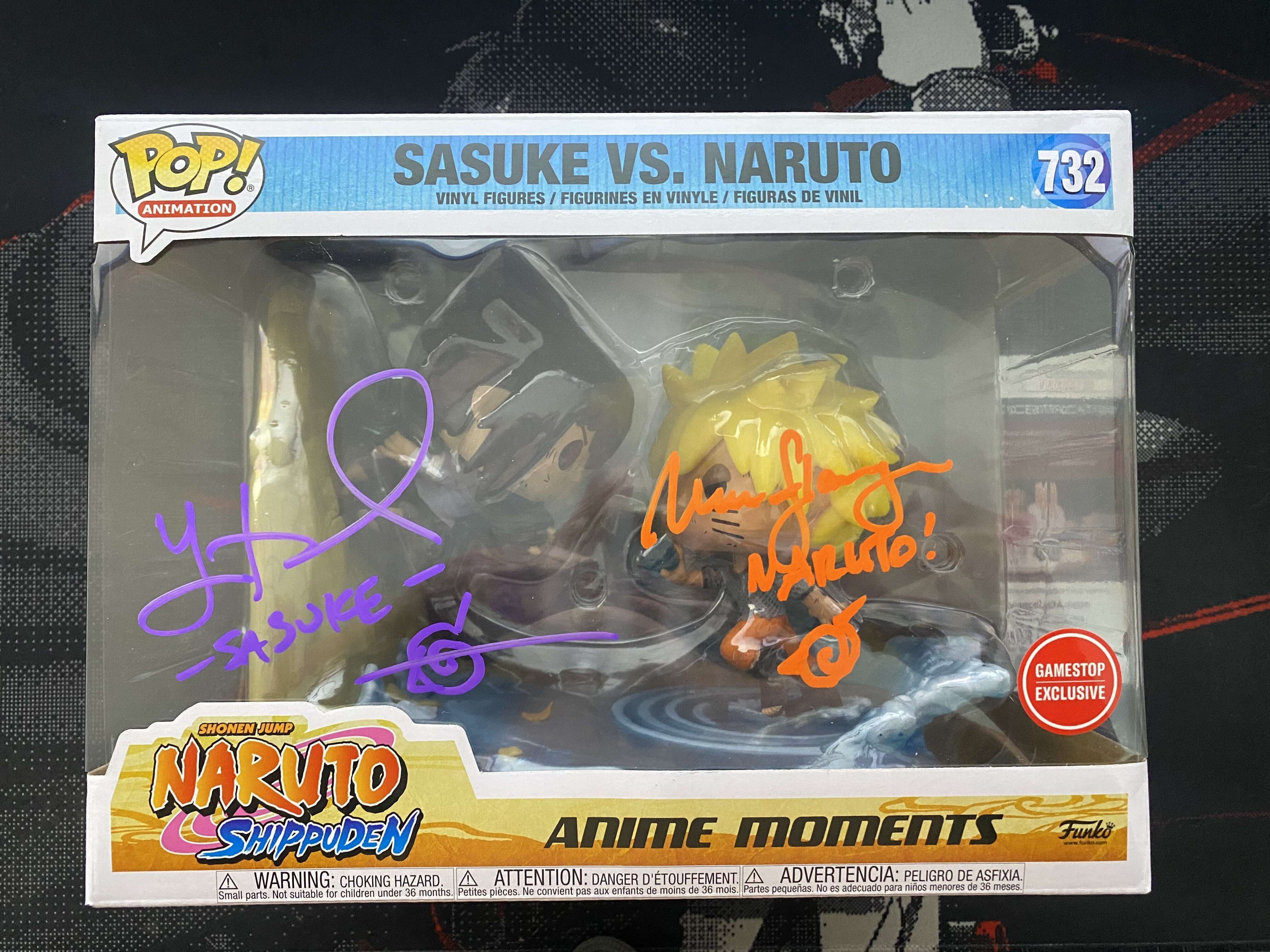 Funko Pop! Naruto Shippuden Naruto Vs Sasuke Exclusive Anime Moments
