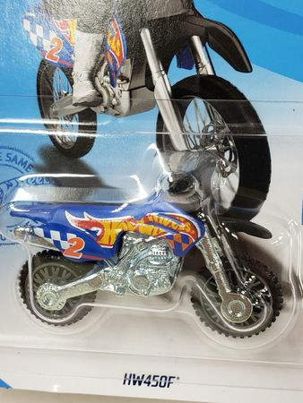 HW450F - Moto de Trilha #052 - 1/64 - Hot Wheels 2022