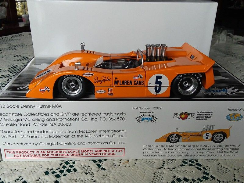 GMP 1968 McLaren M8A #5 Denny Hulme 1:18 scale die-cast | The Toy 