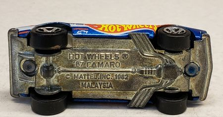 Hot wheels 67 camaro mattel 1982 hotsell