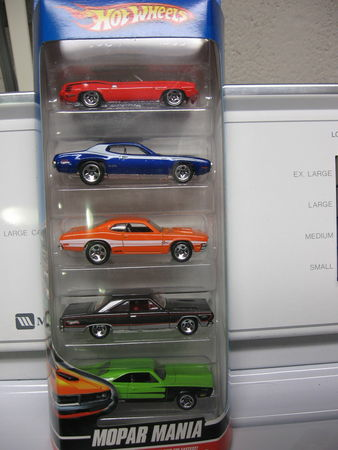 Hot wheels mopar mania 5 pack on sale