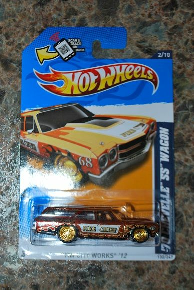 Hot wheels 70 chevelle top ss wagon treasure hunt
