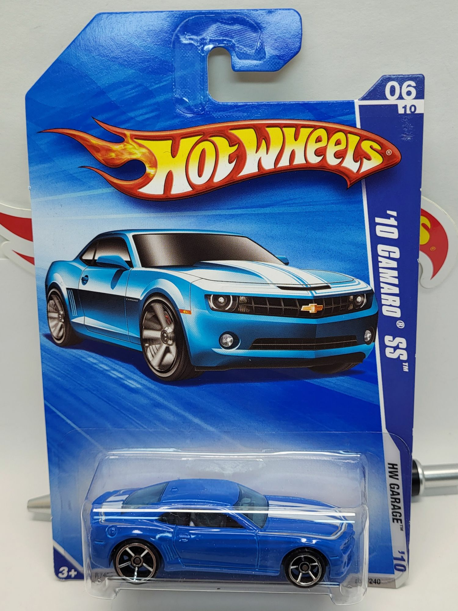 Hot Wheels 2010 10 Camaro SS Htf Walmart Only Blue Model