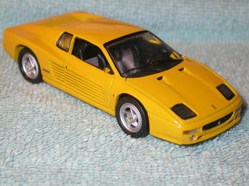 Hot Wheels Ferrari 512M Testarossa yellow 1/43 | Ferrari
