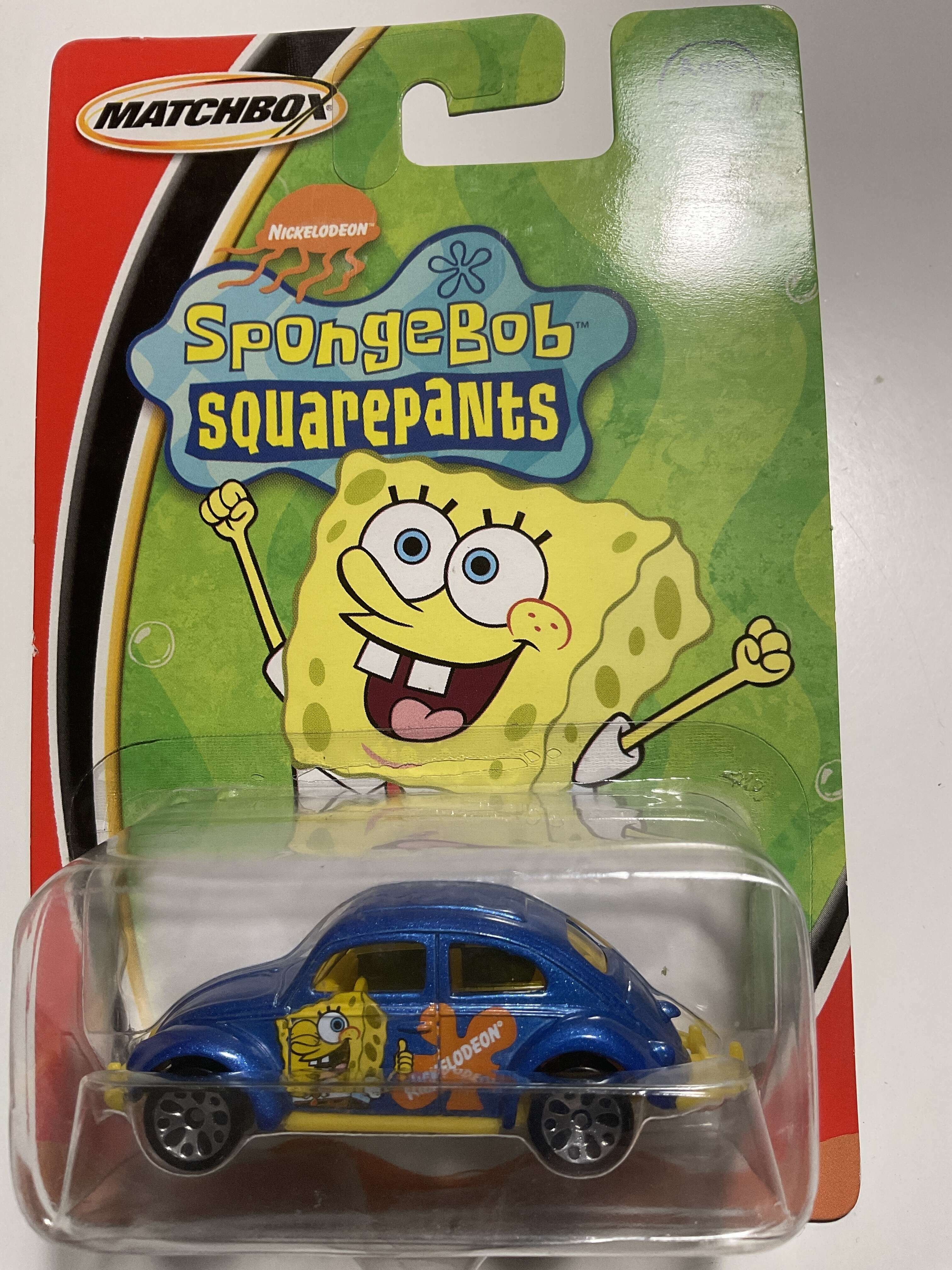 Matchbox 2004 Nickelodeon Spongebob Squarepants 62 VW Beetle Blue