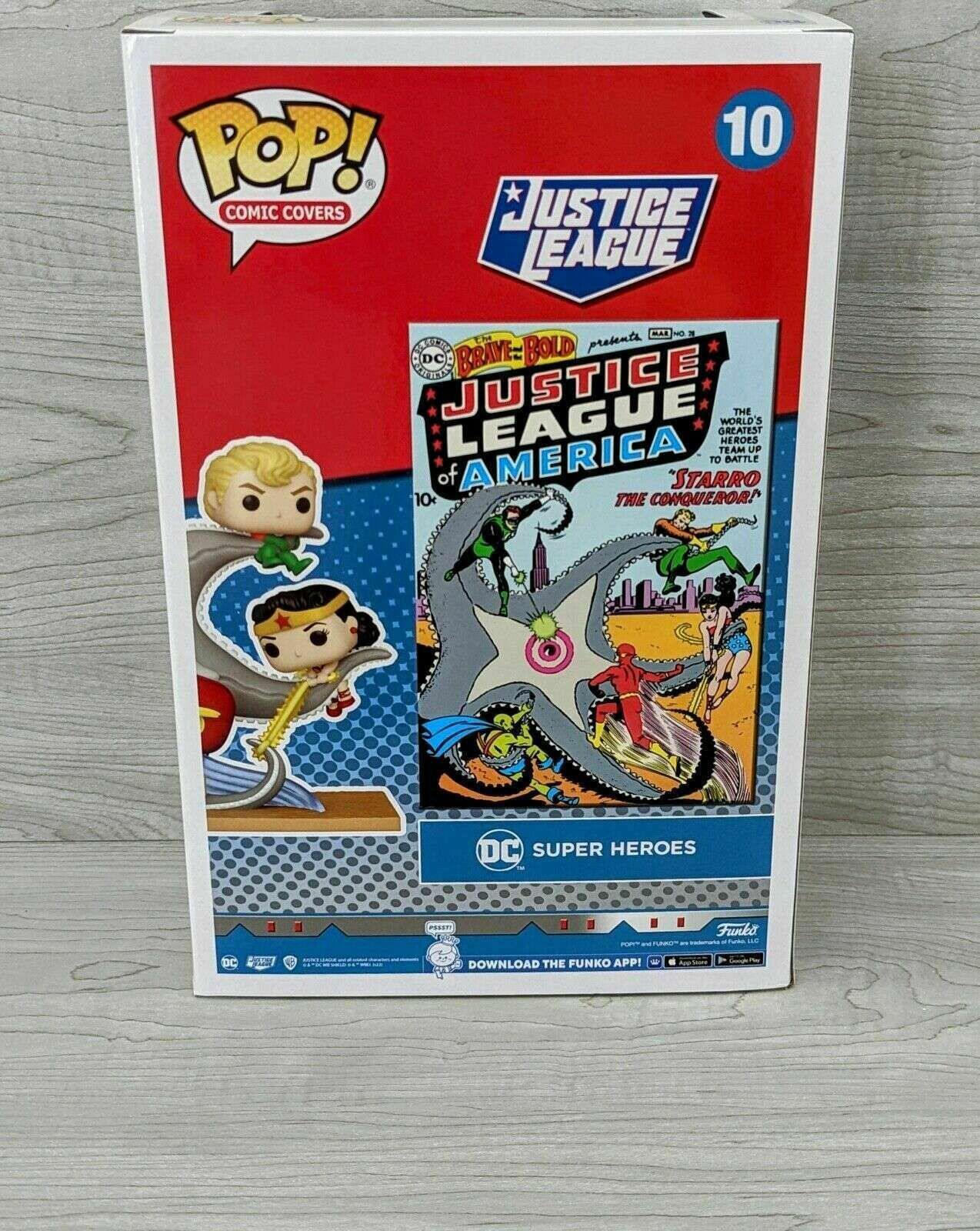 The Brave and the Bold Justice League 10 DC Comic Cover - Funko Pop Vinyl  Figure