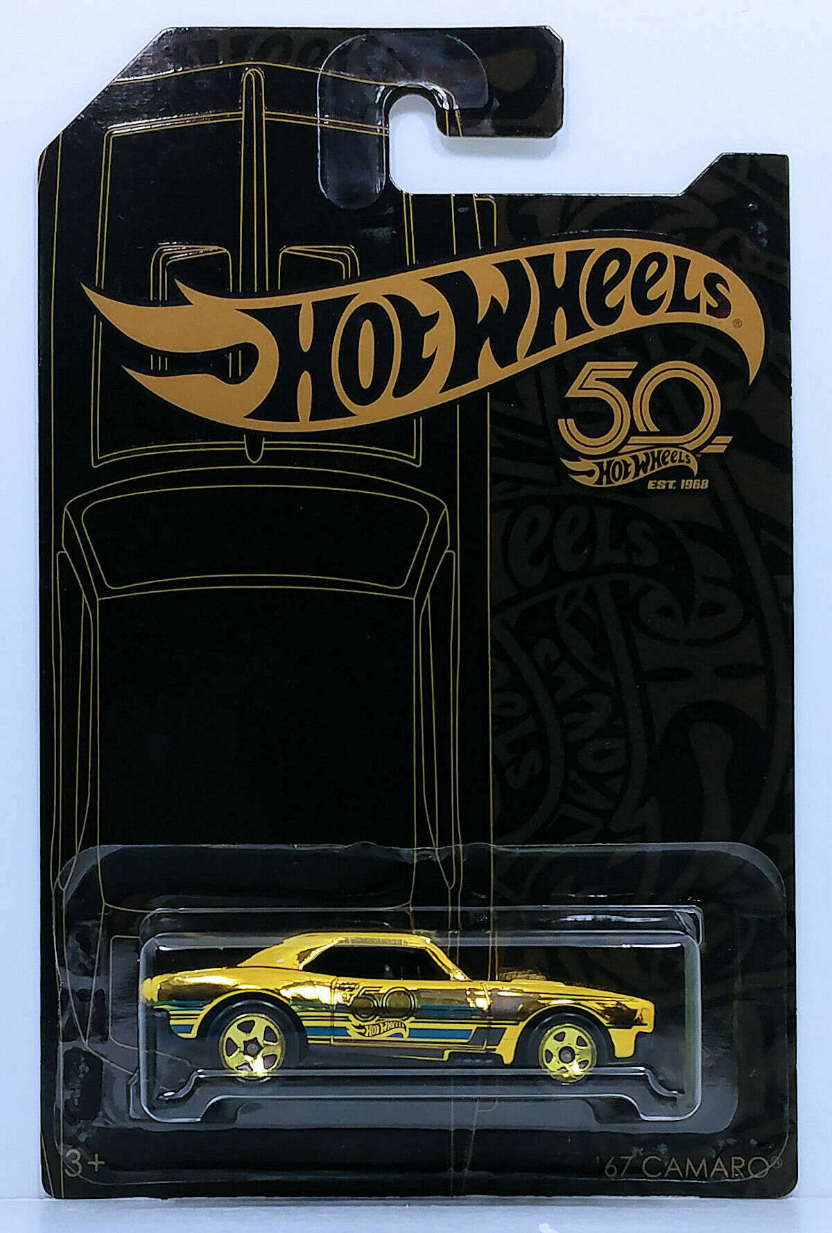 Hot wheels 50th anniversary camaro gold clearance
