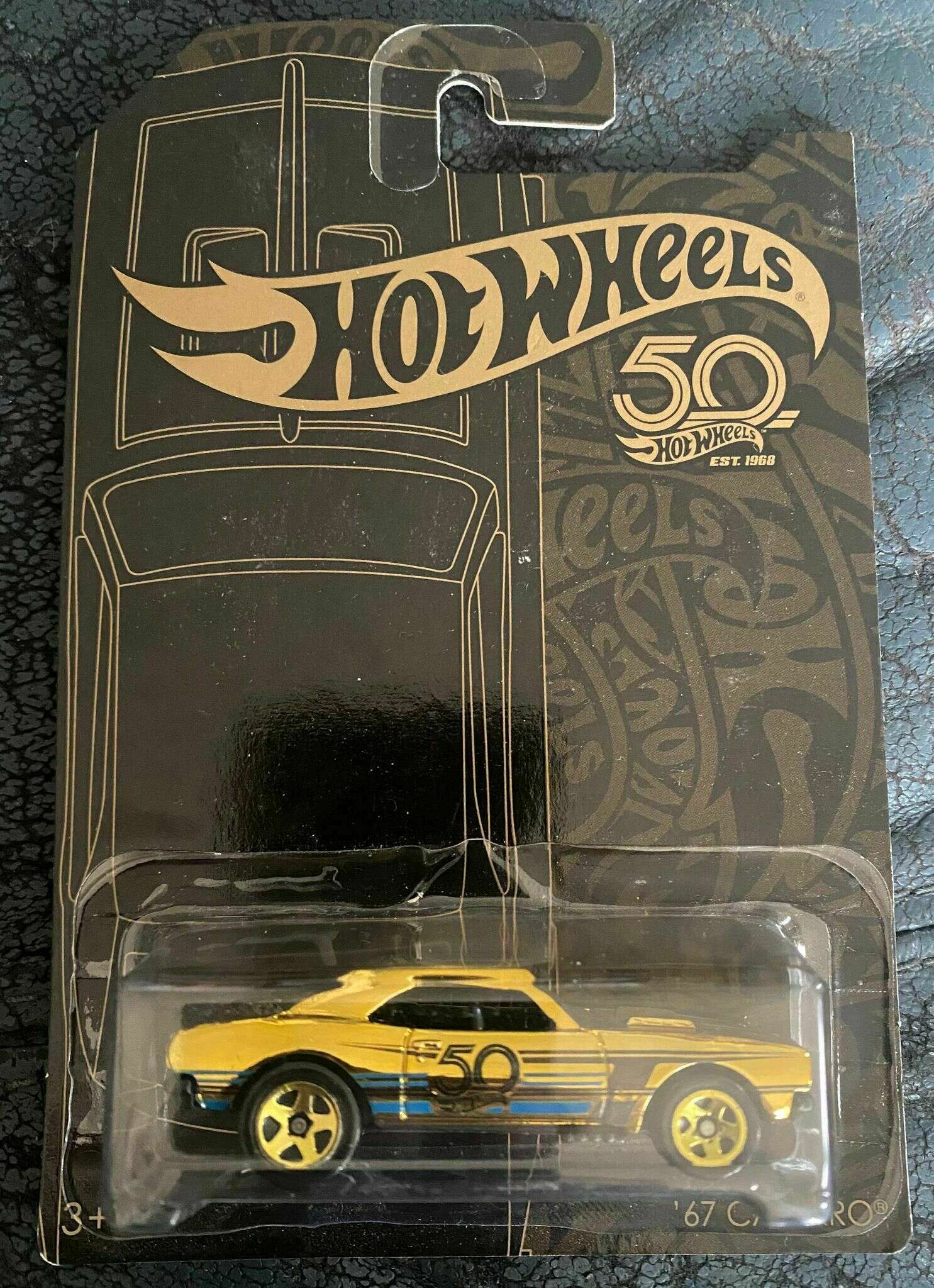 Hot wheels black and gold 67 camaro deals