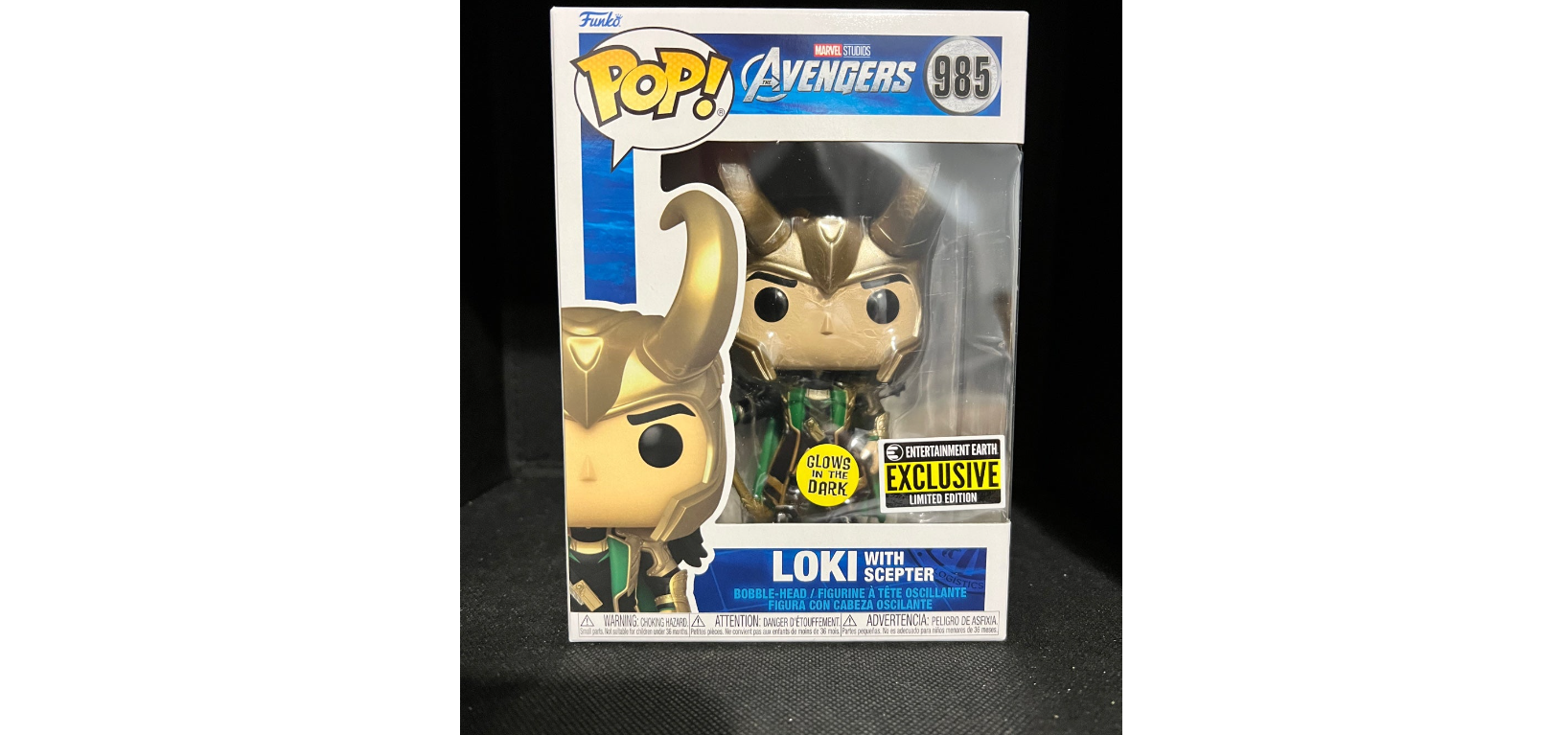 Funko Pop! Marvel: Avengers - Loki with Scepter #985 - Glow Exclusive