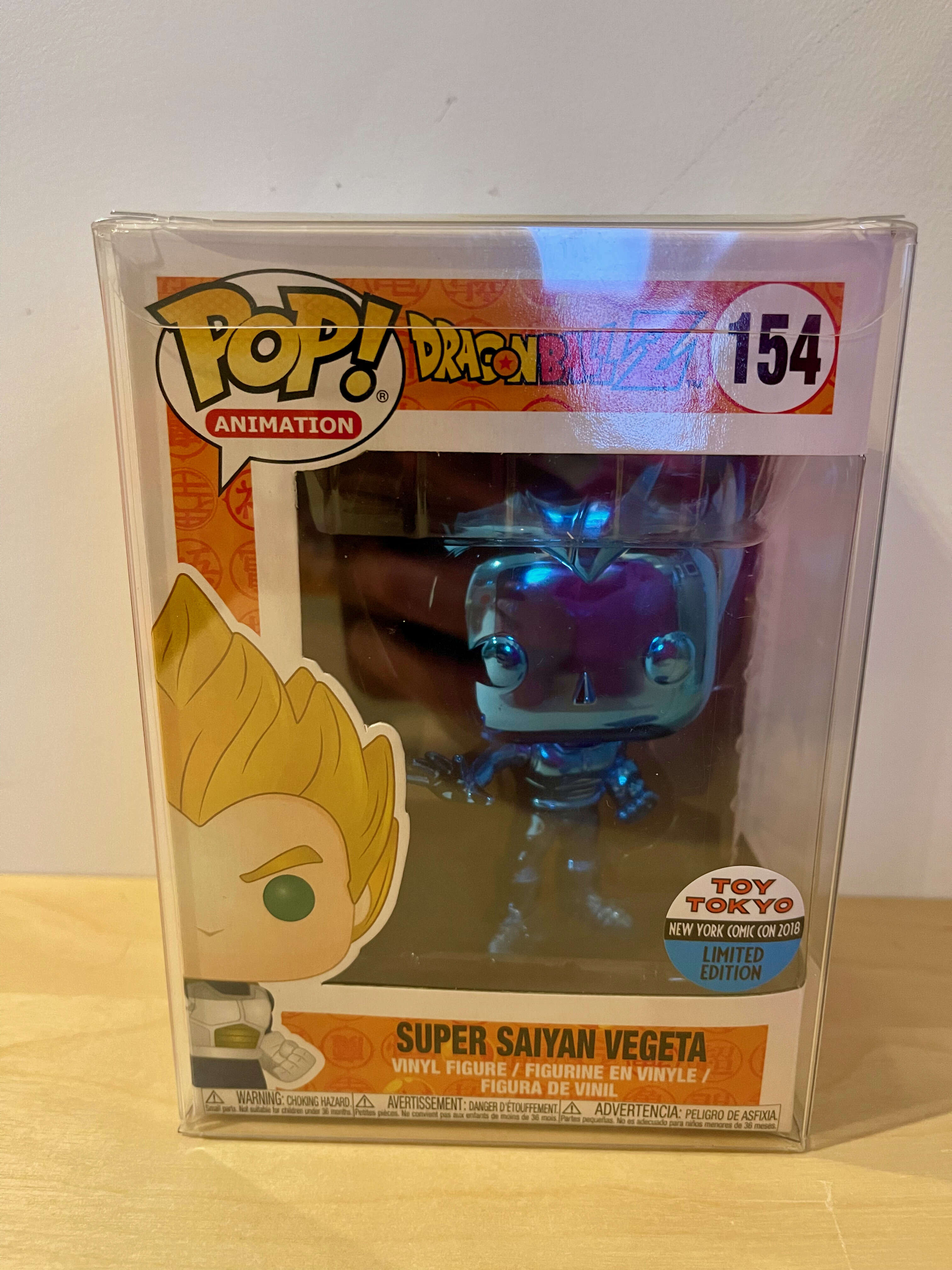 Super Saiyan Vegeta Blue Chrome NYCC PopVinyls