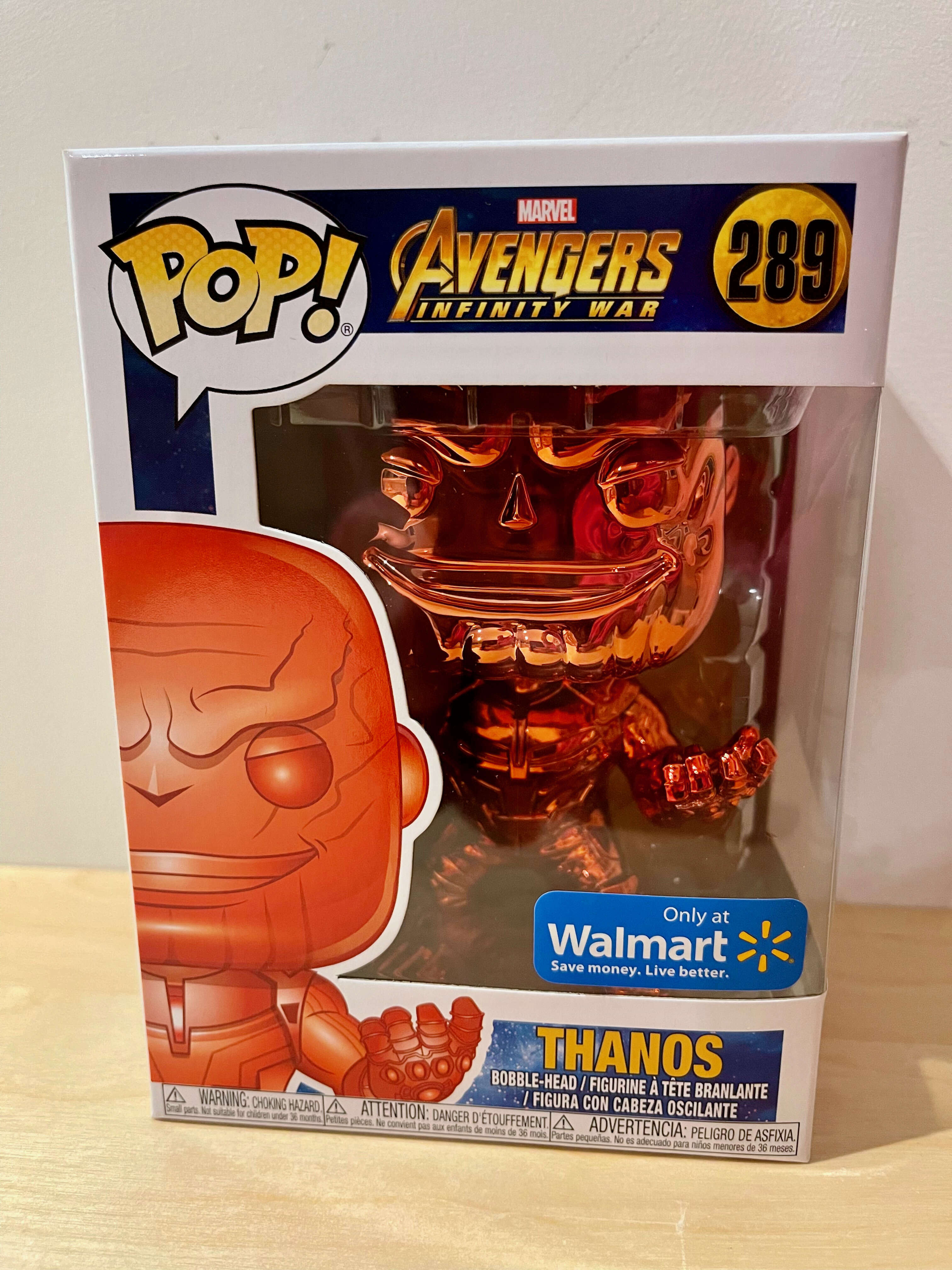 Chrome thanos top pop vinyl
