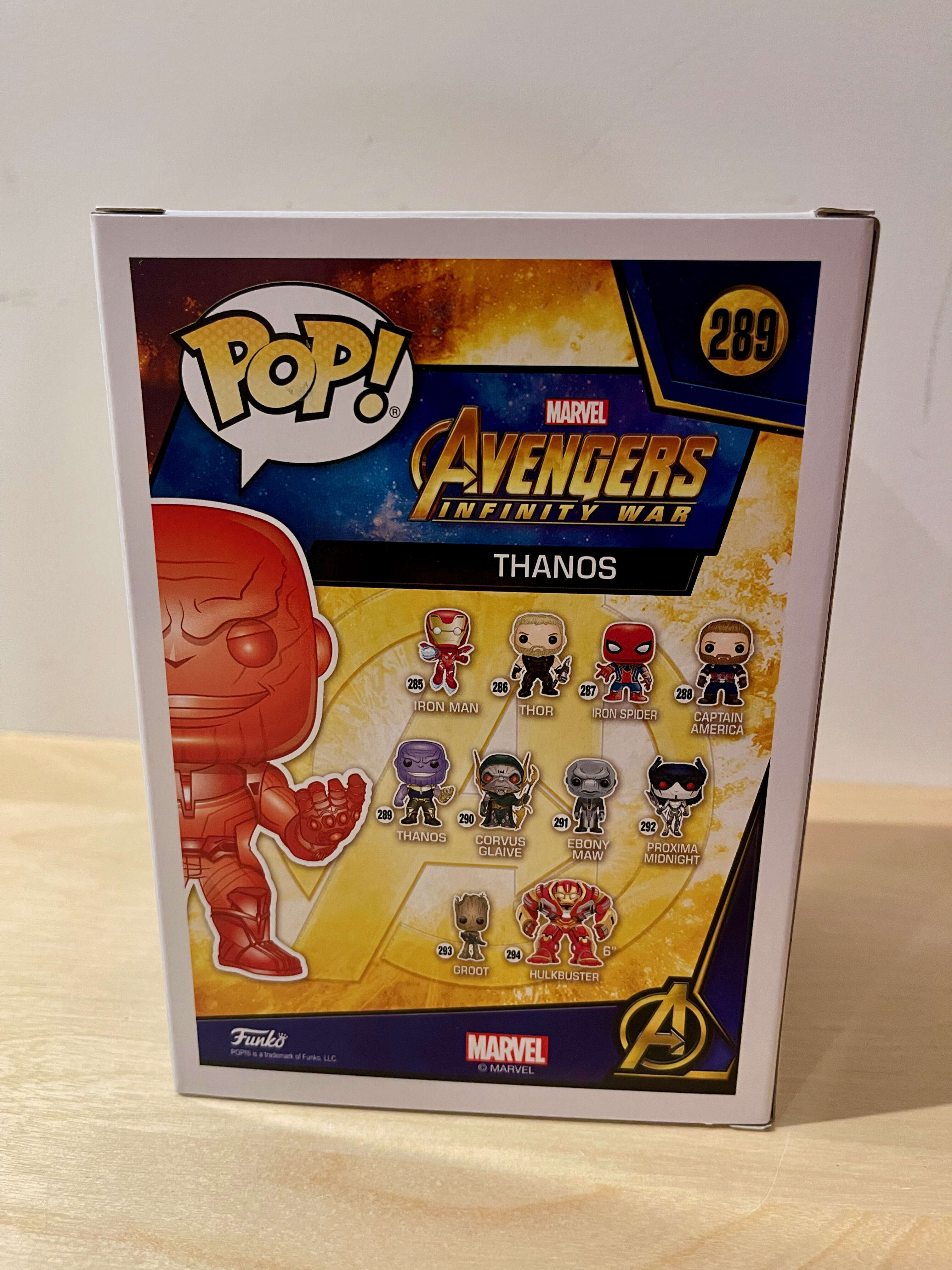 Red chrome thanos pop cheap