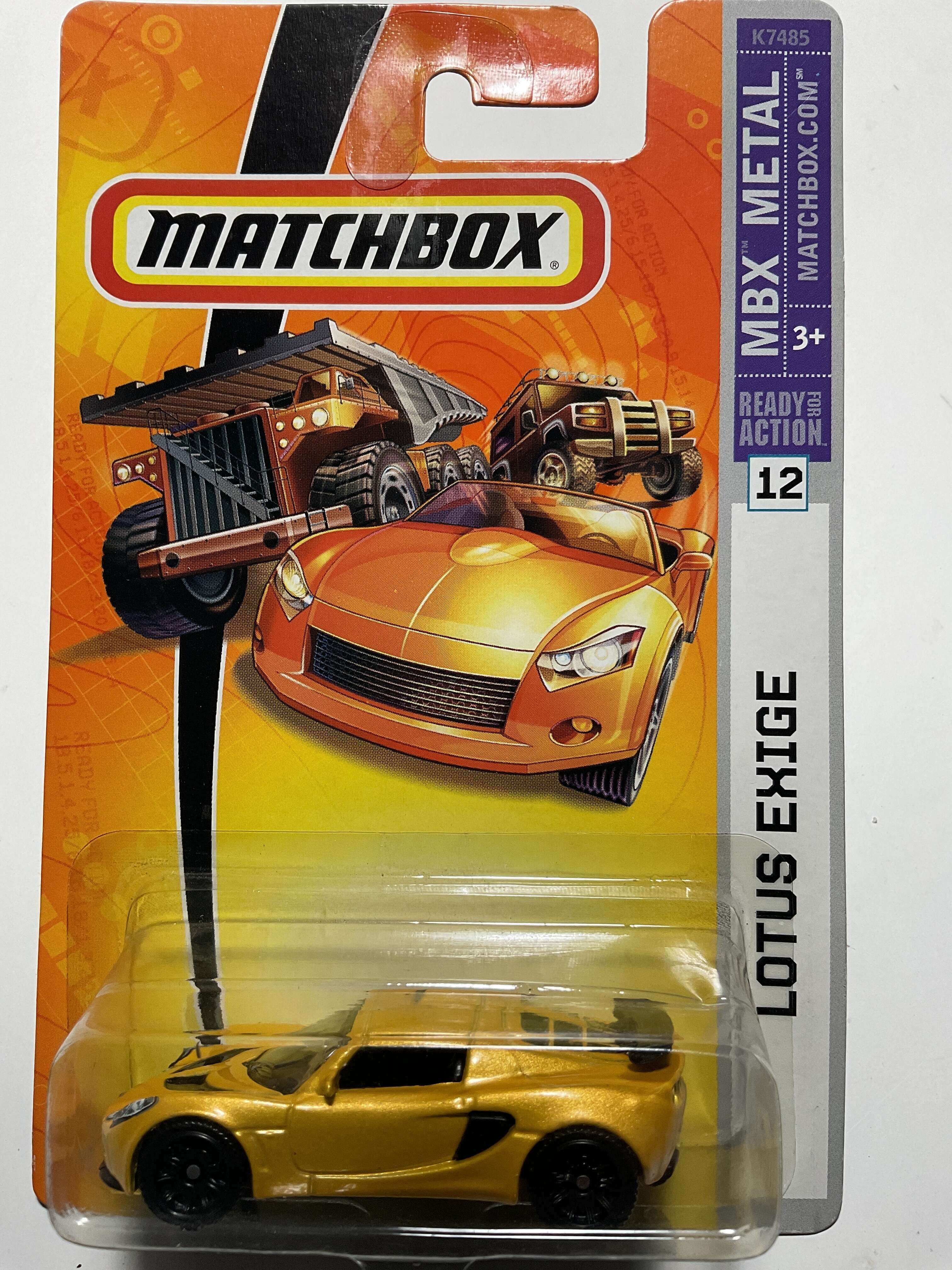 Matchbox 2007 MBX Metal Lotus Exige Yellow 12 The Toy Peddler