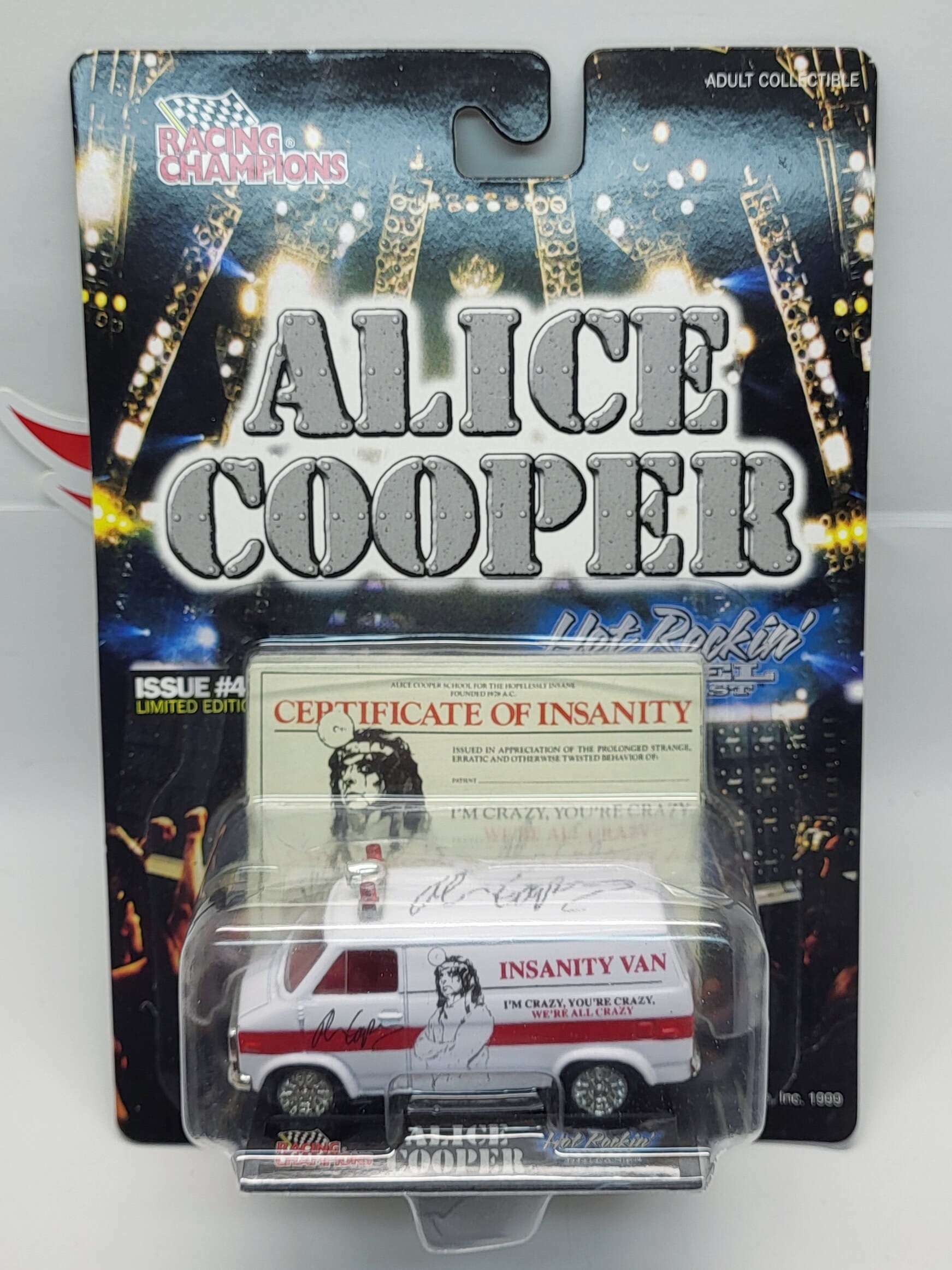 Racing Champions 1999 Hot Rockin 1975 Chevy Van Alice Cooper