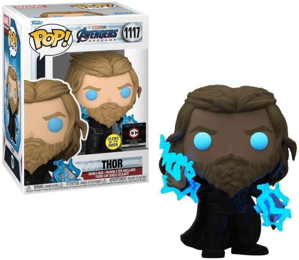 Thor with Mjolnir summoning Stormbreaker Glow in the Dark