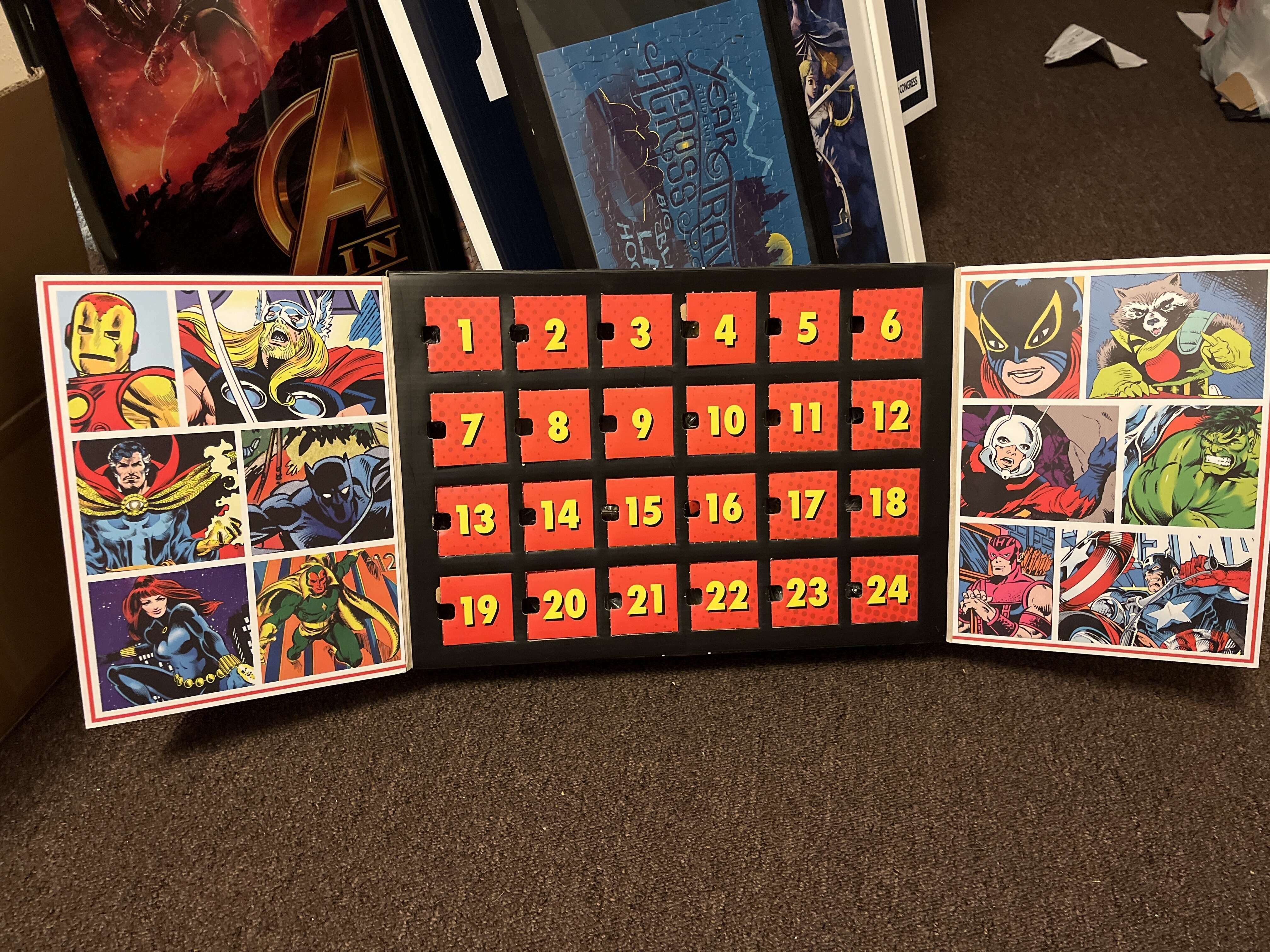 Gamestop marvel advent store calendar