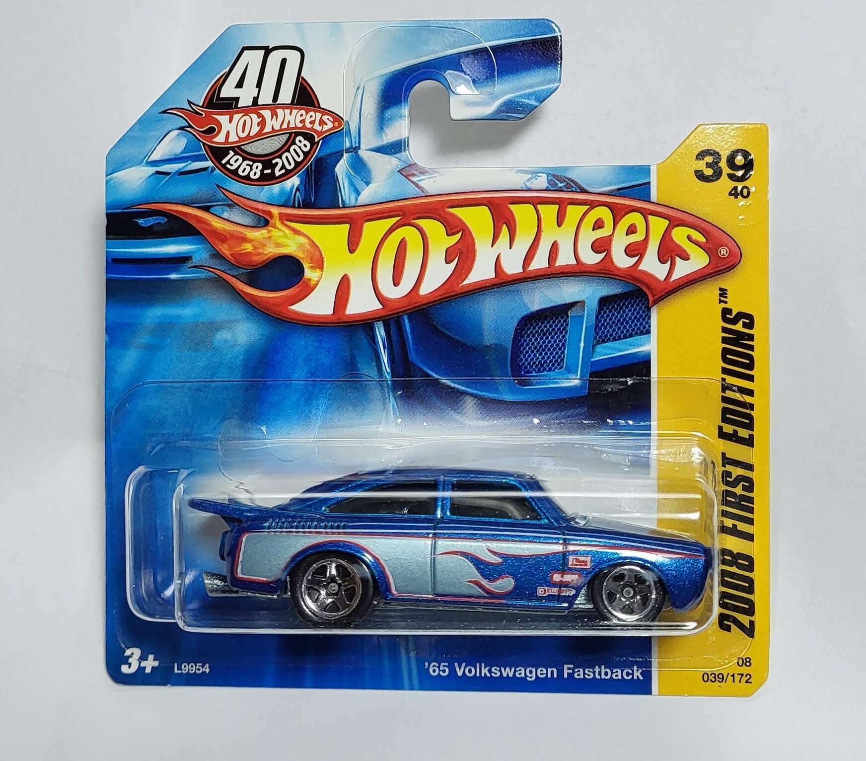 Hot Wheels 2008 New Models 65 Volkswagen Fastback Htf Short Card