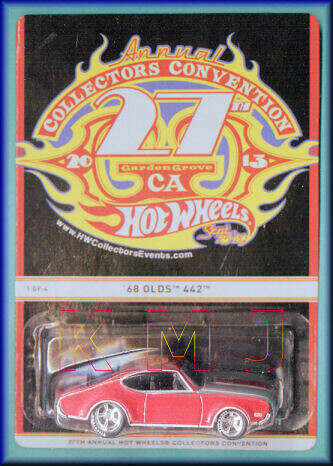 2013 Hot Wheels 27th Convention MAROON 68 OLDS 442 LOW #00738/01100 GG |  hobbyDB