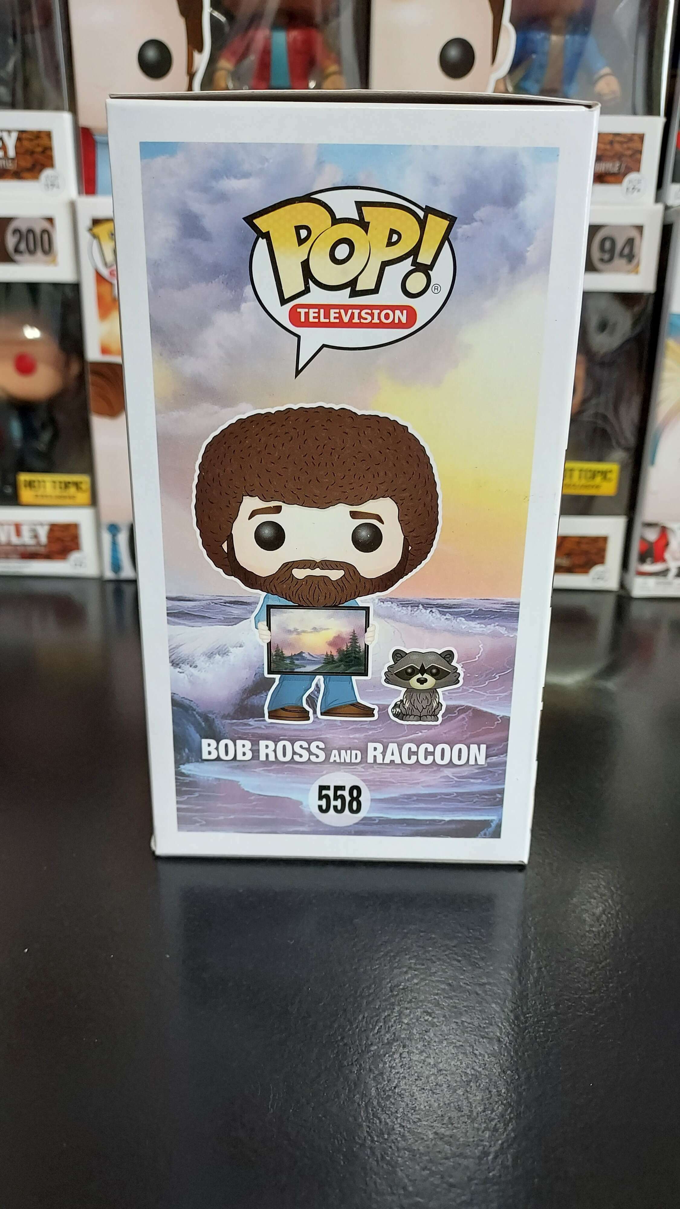 Bob ross with raccoon pop 2025