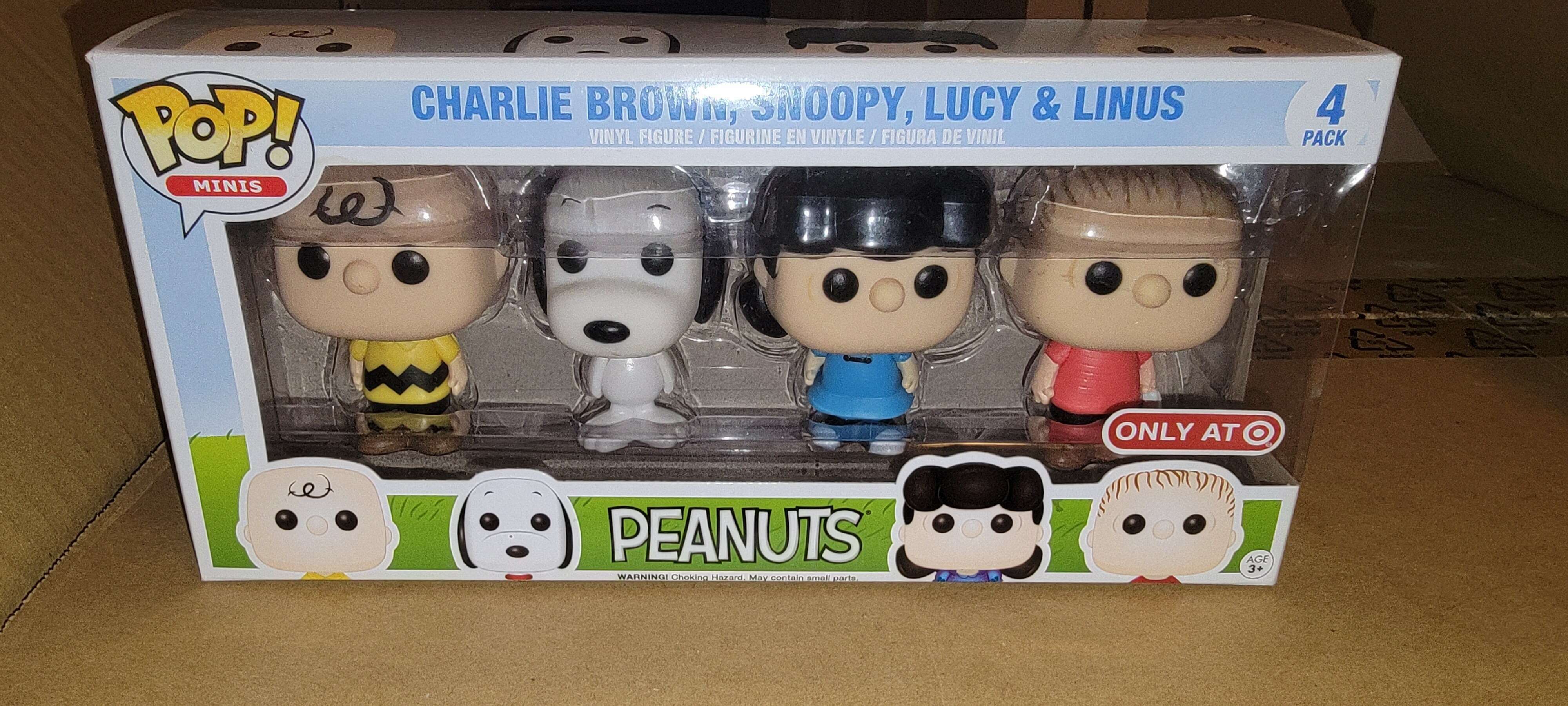 Charlie Brown Snoopy Lucy Linus Peanuts 4 Pack hobbyDB