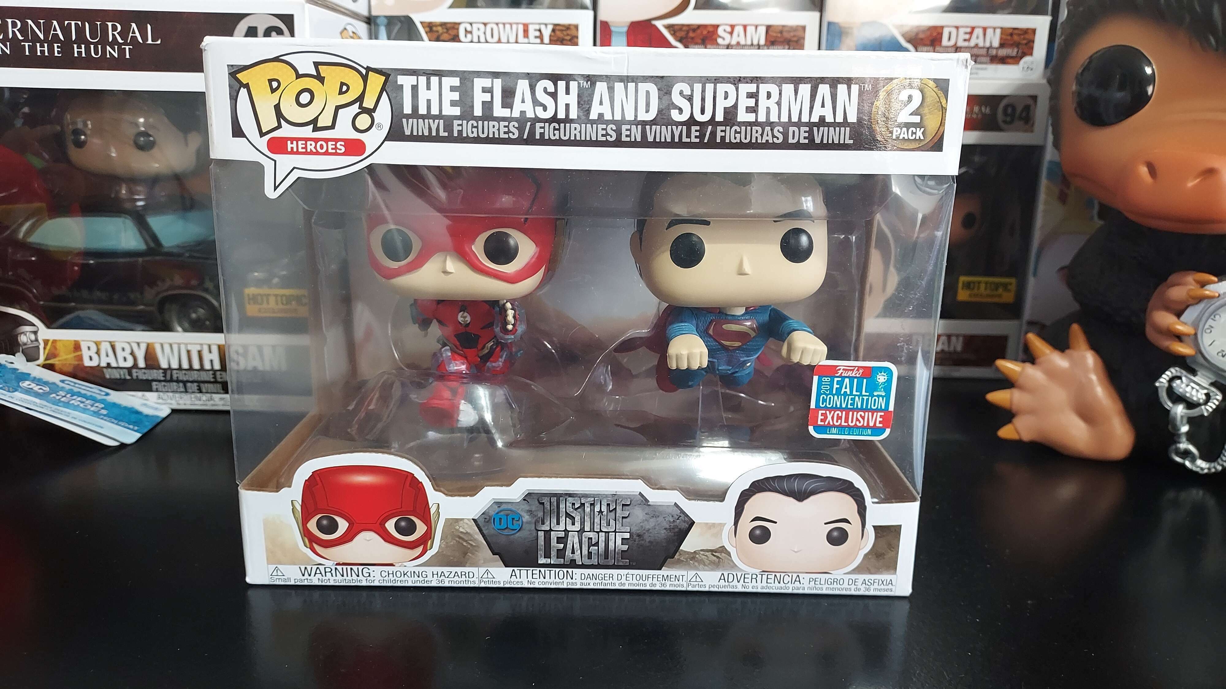The Flash and Superman Racing 2 Pack Fall Convention hobbyDB