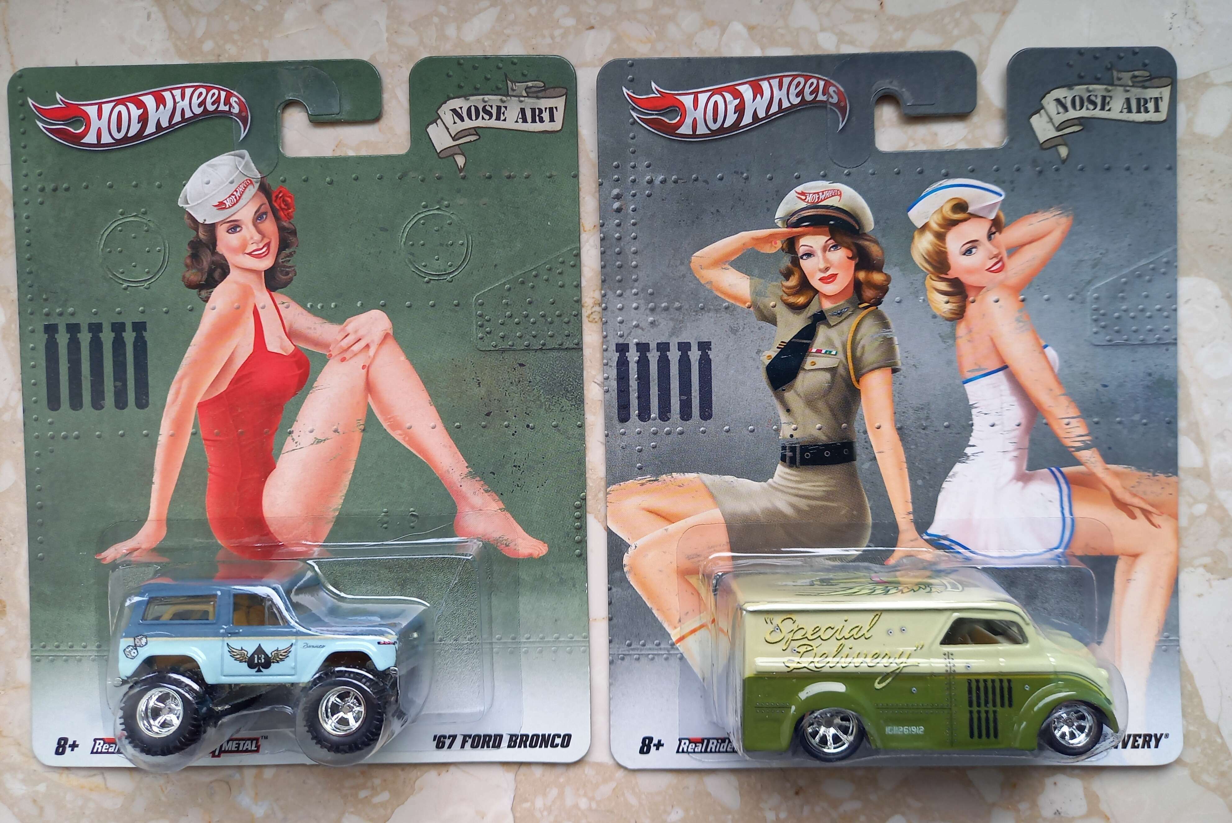 Hot wheels nose art on sale