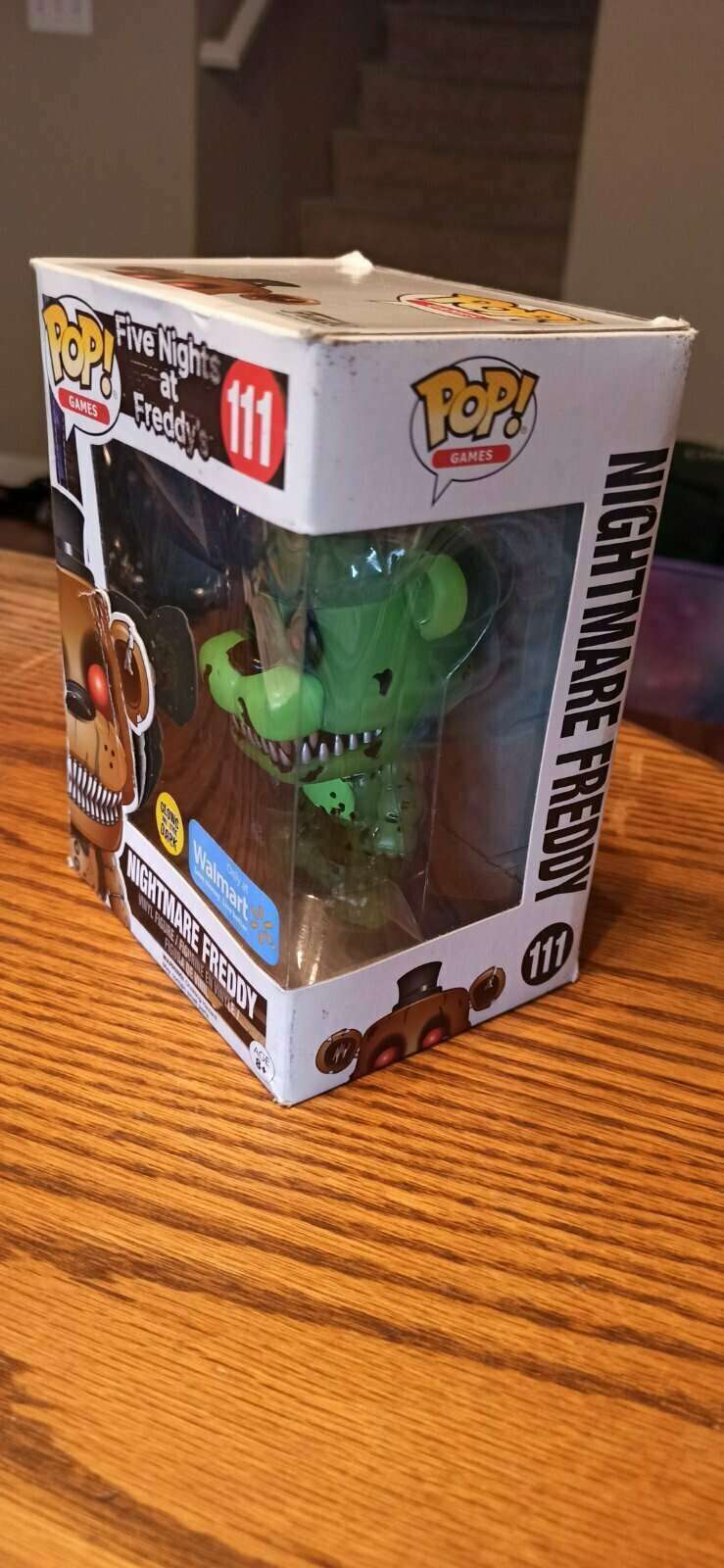 POP Games: Five Night's at Freddy's Glow in the Dark Nightmare Freddy  Walmart Exclusive 