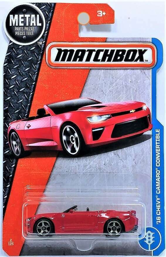 Matchbox 16 best sale chevy camaro convertible