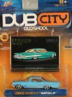 Jada 2002 Dub City Old Skool 1960 Chevy Impala Light Blue Collectibles for sale