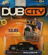 Jada 2001 Dub City 2001 Chevy Avalanche Black Collectibles for sale