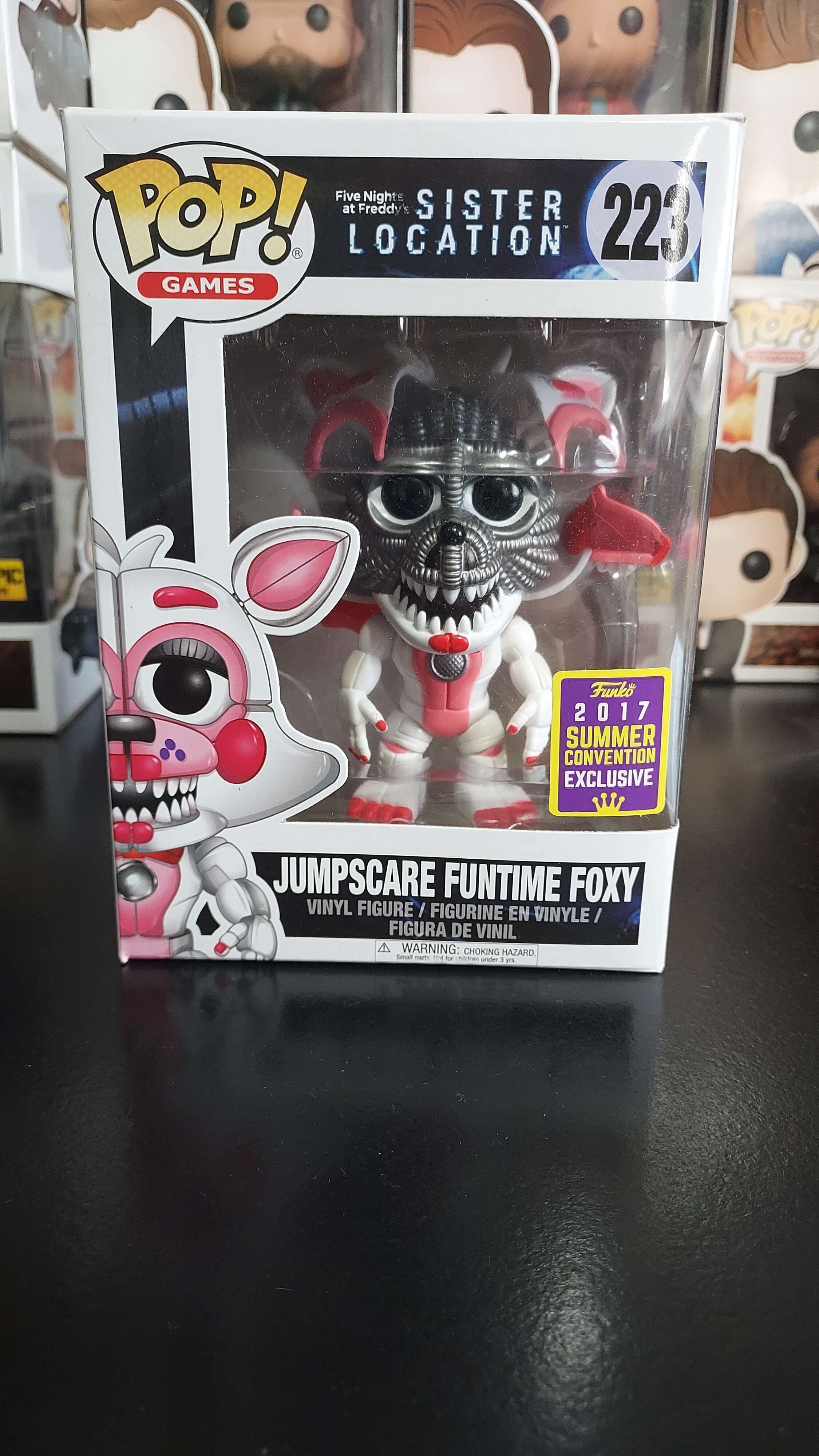 Funko POP Five Nights at Freddy's Pop! Vinyl Figures Jumpscare Funtime  Freddy Chase 225 