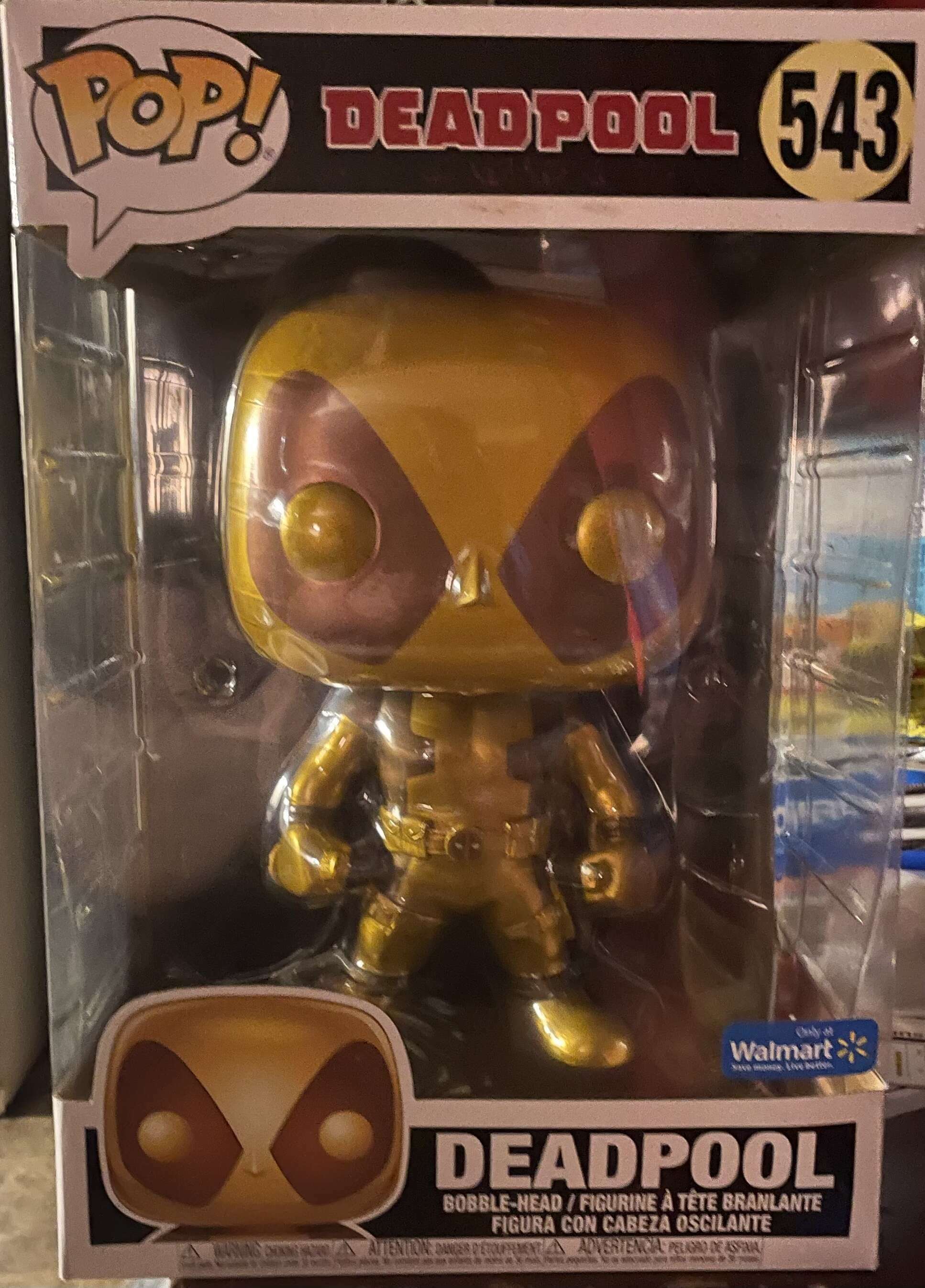 Gold deadpool funko pop sales