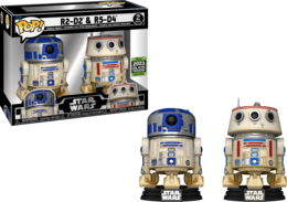 Amazon.com: Funko Pop! R2-D2 & R5-D4 2-Pack Convention