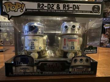 R2-D2 & R5-D4 2-pack con sticker | hobbyDB