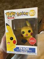 Funko POP! Games: Pokemon Pikachu Waving Diamond 3.75-in Vinyl Figure  GameStop Exclusive