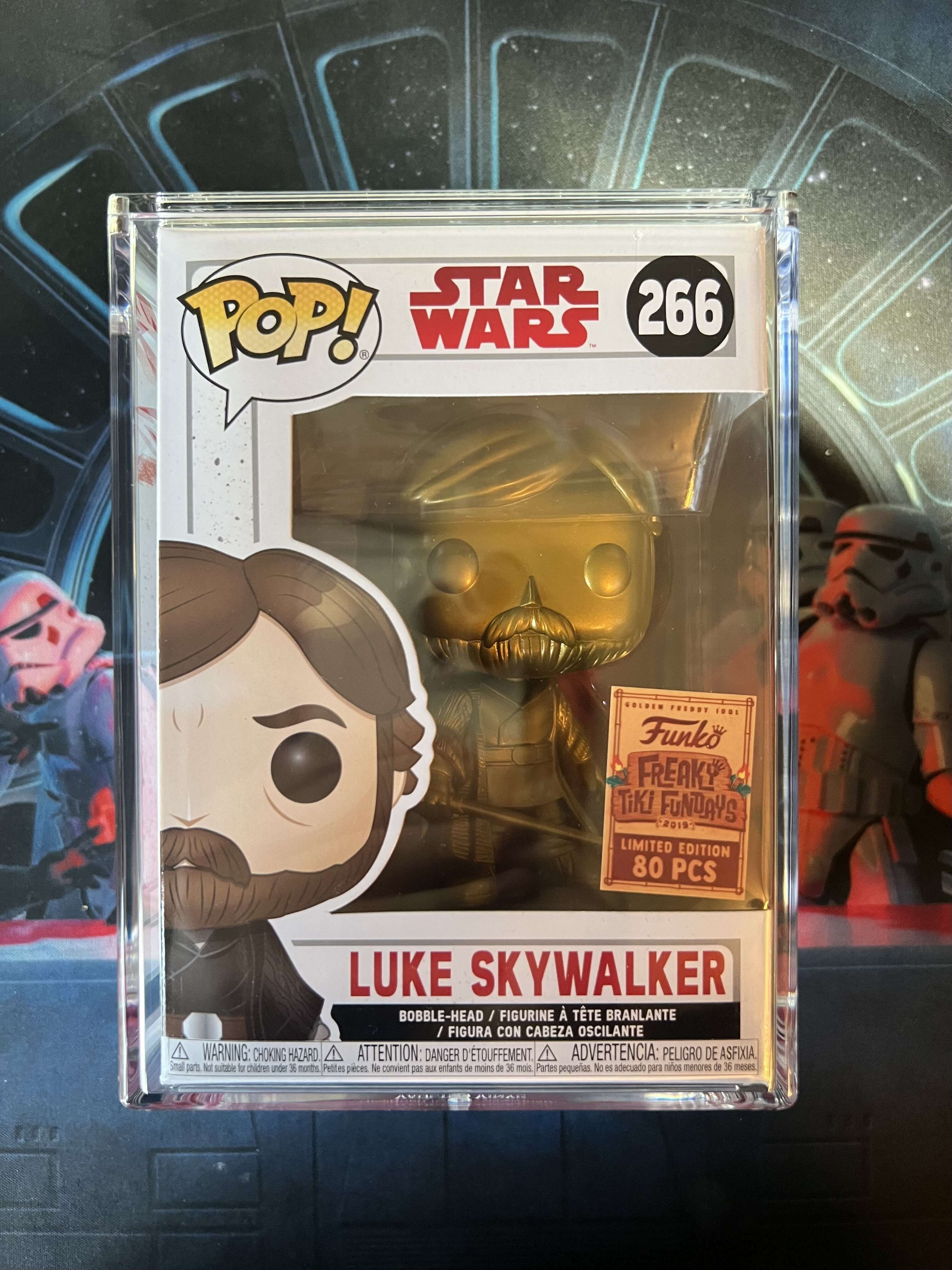 Gold luke skywalker funko outlet