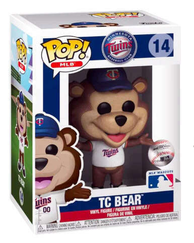 Funko Minnesota Twins POP! MLB Mascots T.C. Bear Vinyl Figure #14 [Mascot,  Damaged Package]