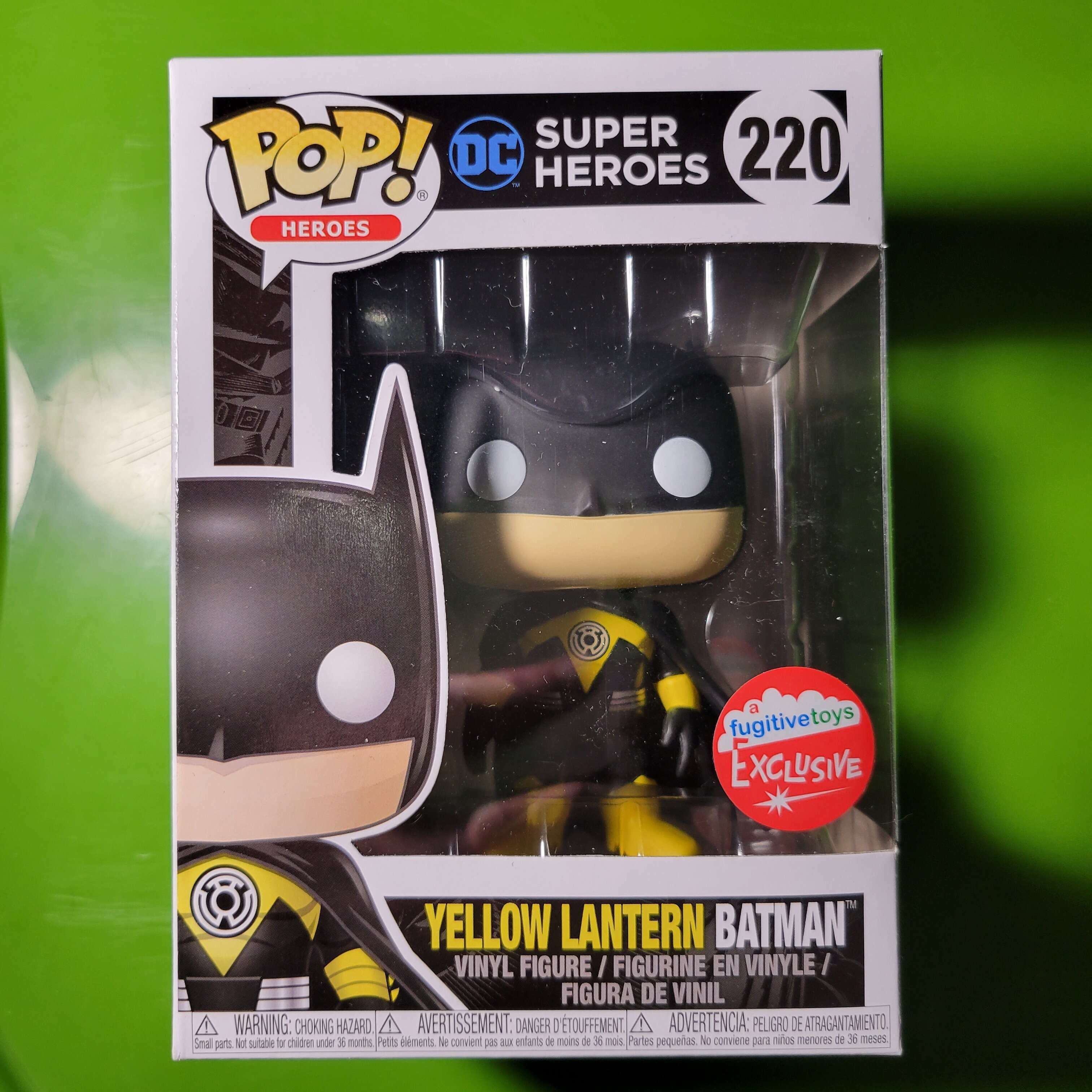 Batman yellow discount lantern pop