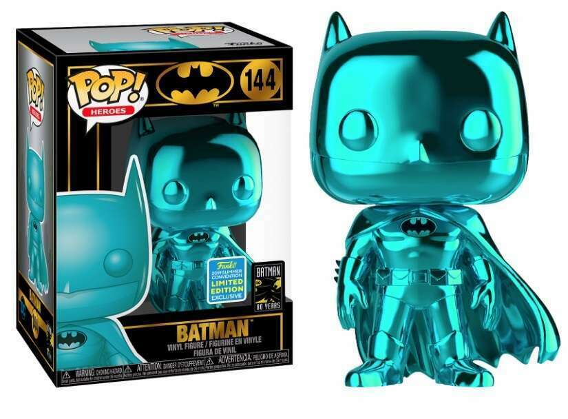 Batman Teal Chrome Summer Convention hobbyDB