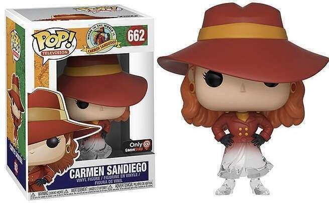 Carmen sandiego sales funko pop