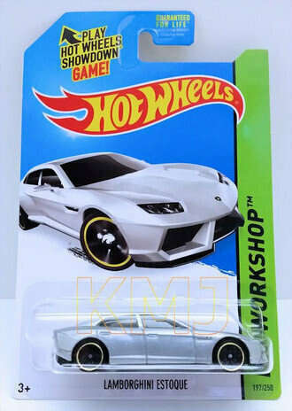 Hit Wheels 2014 HW Workshop Lamborghini Estoque Silver #197