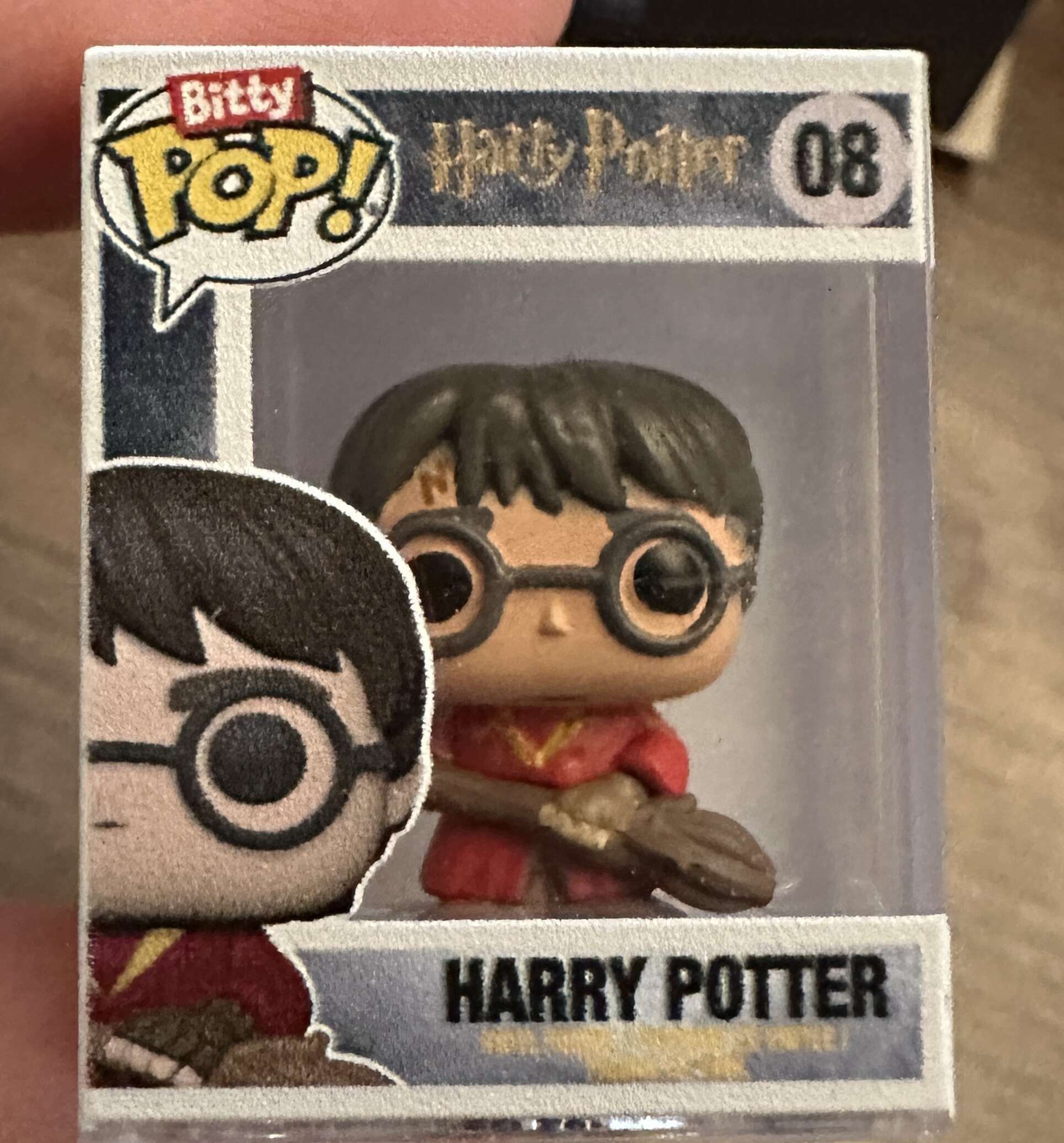 Harry Potter with Quidditch Broom Bitty Pop! Funko