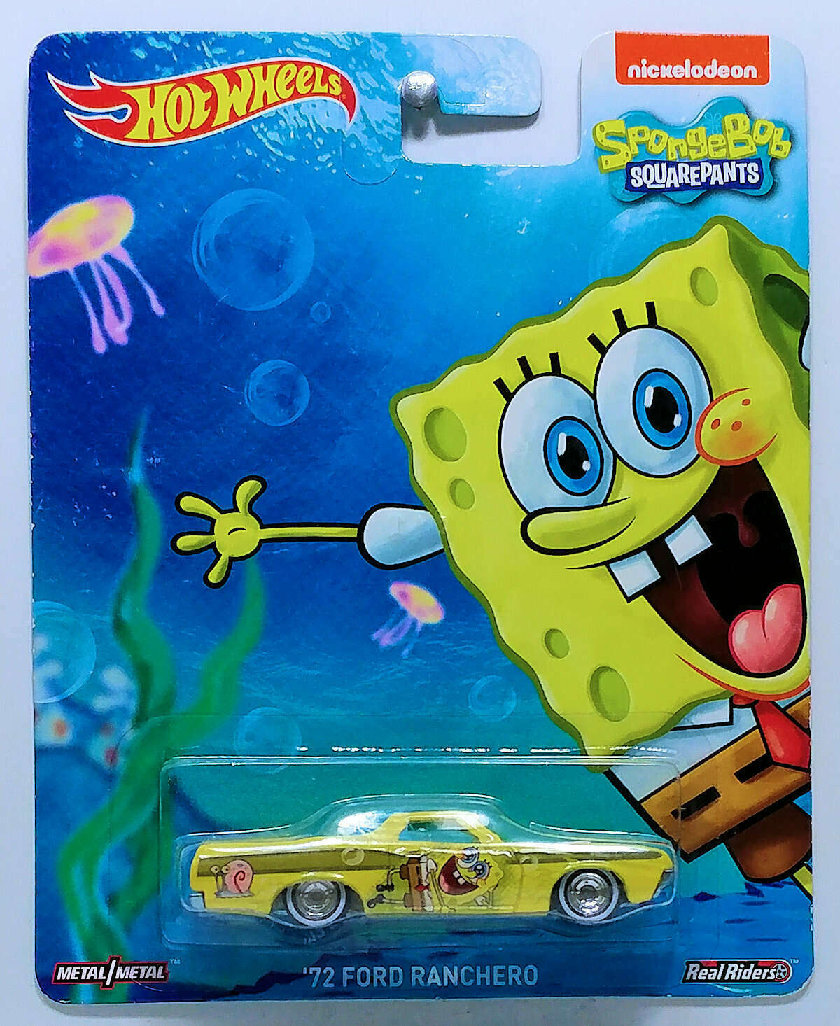 Hot Wheels 2015 Pop Culture Spongebob 72 Ford Ranchero Yellow