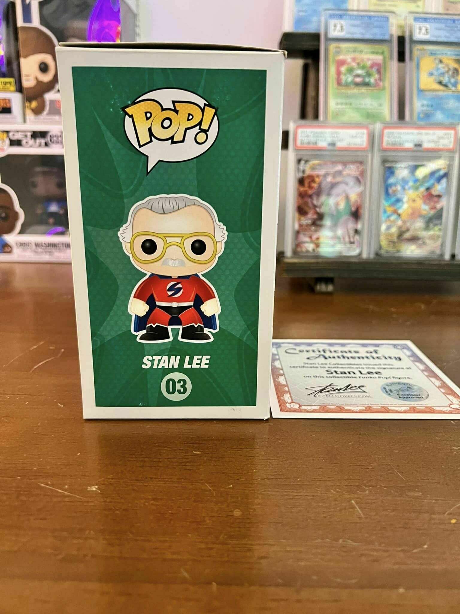 Stan lee superhero red hot sale metallic