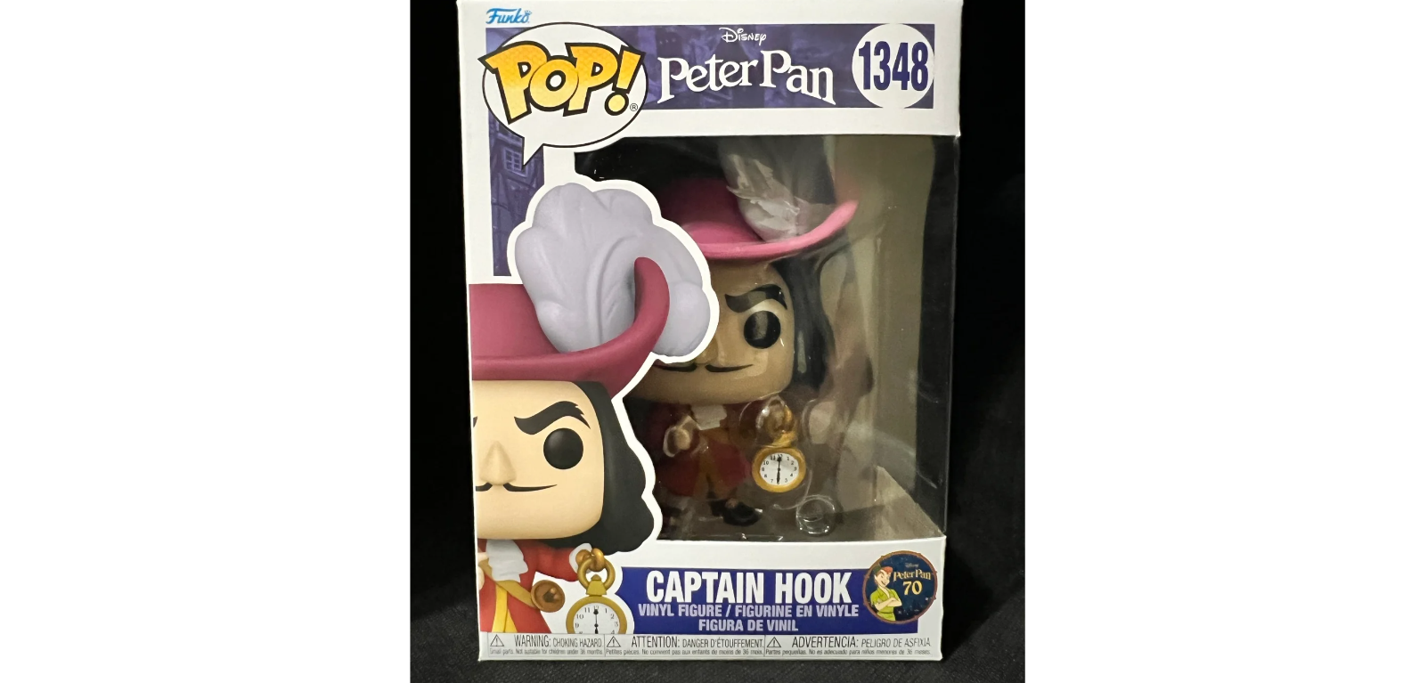 Disney Peter Pan 70th Captain Hook - Funko Pop! Vinyl Figure