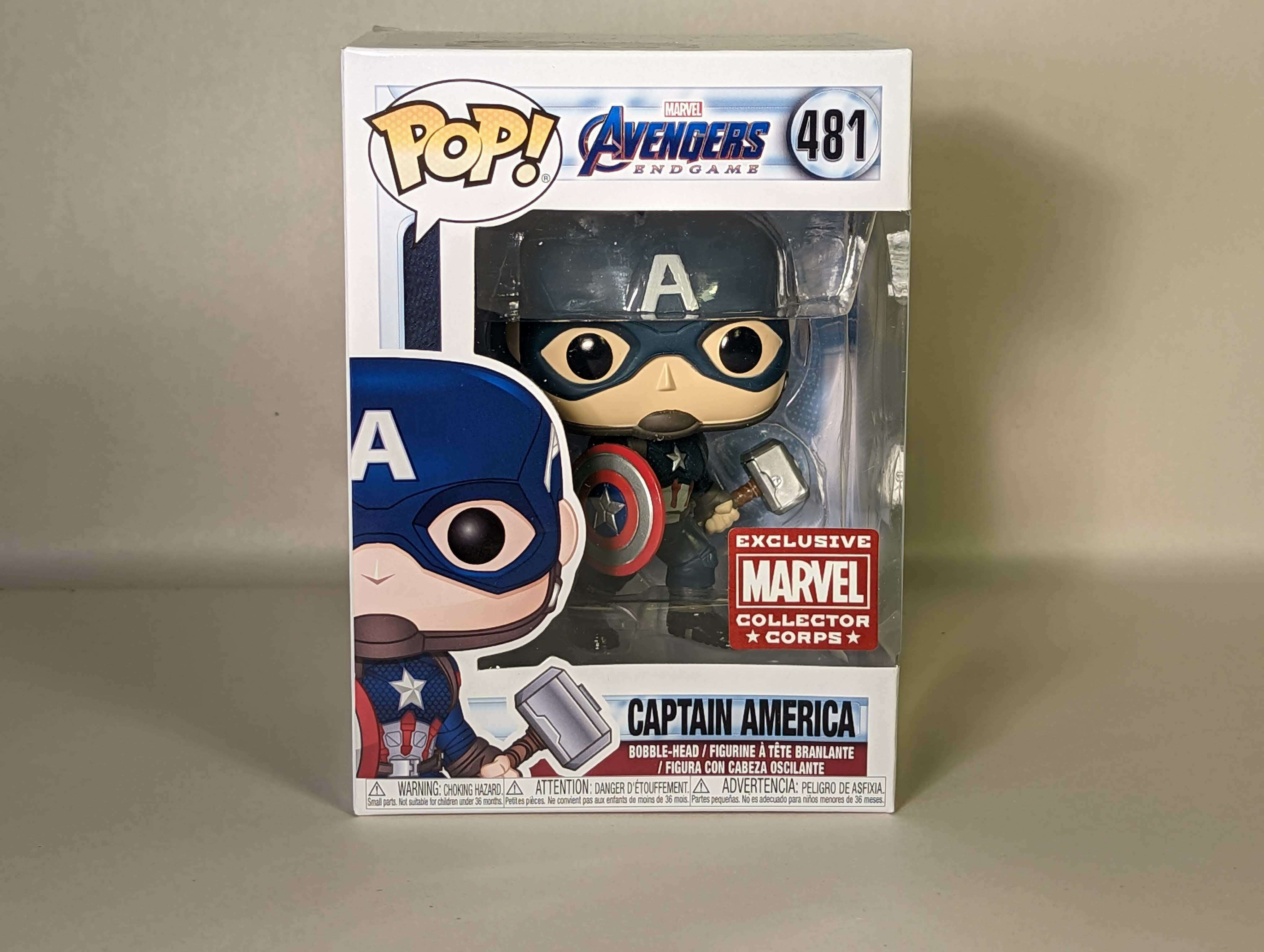 Captain America with Mjolnir PopVinyls