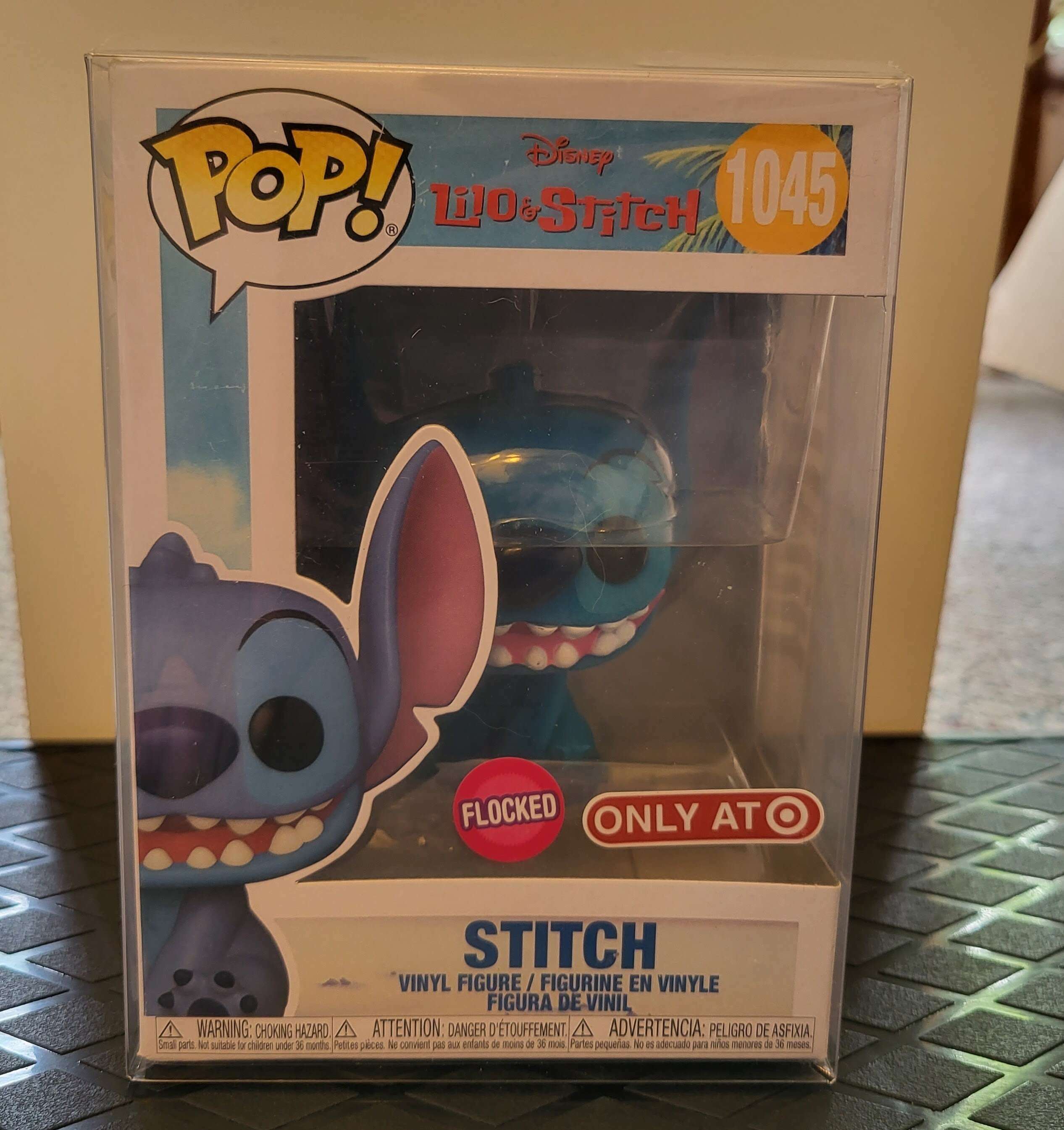 Funko POP! Disney Lilo & Stitch #1045 - Stitch Flocked Exclusive!