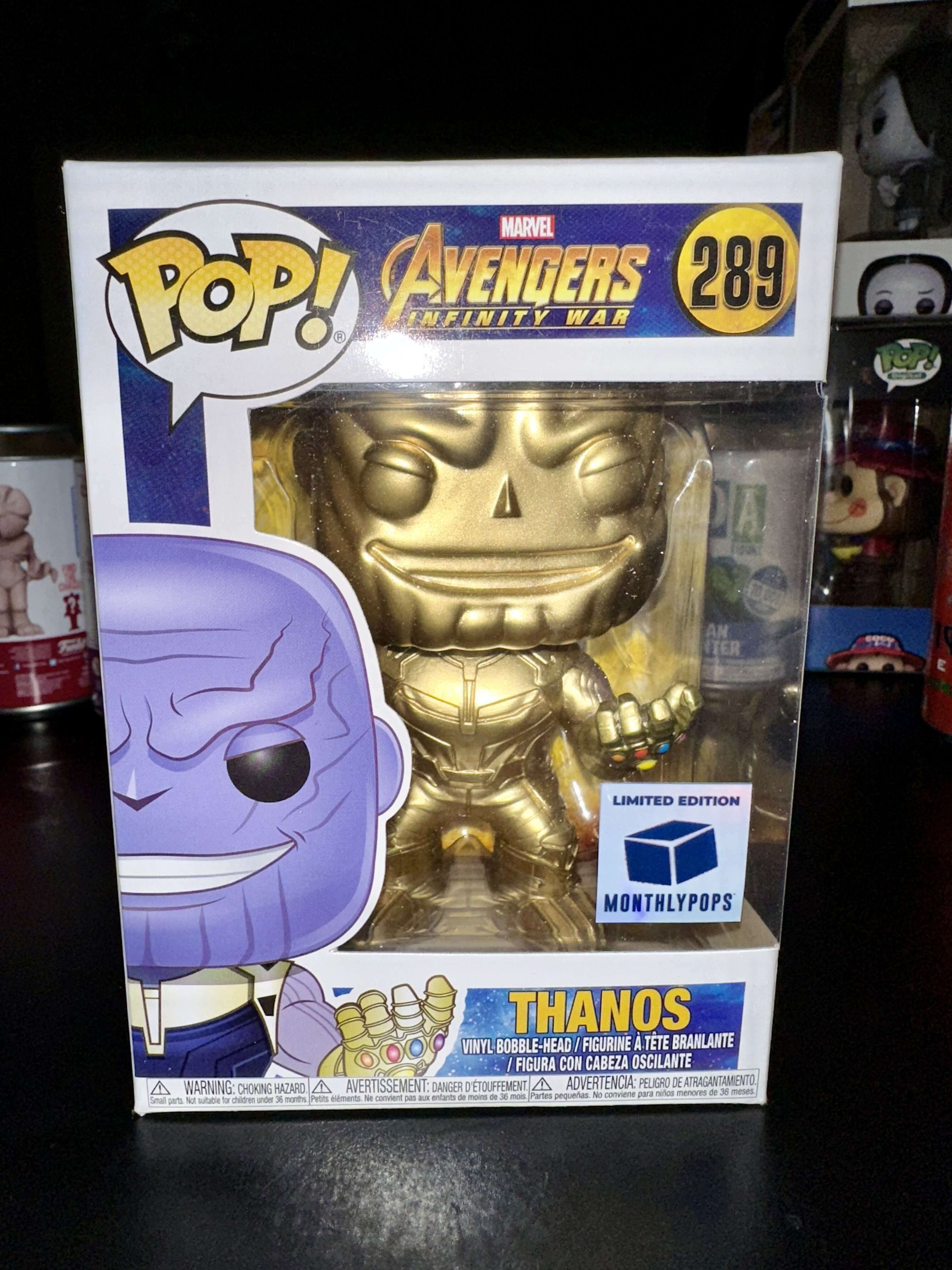 Avengers Infinity War Thanos custom gold hobbyDB