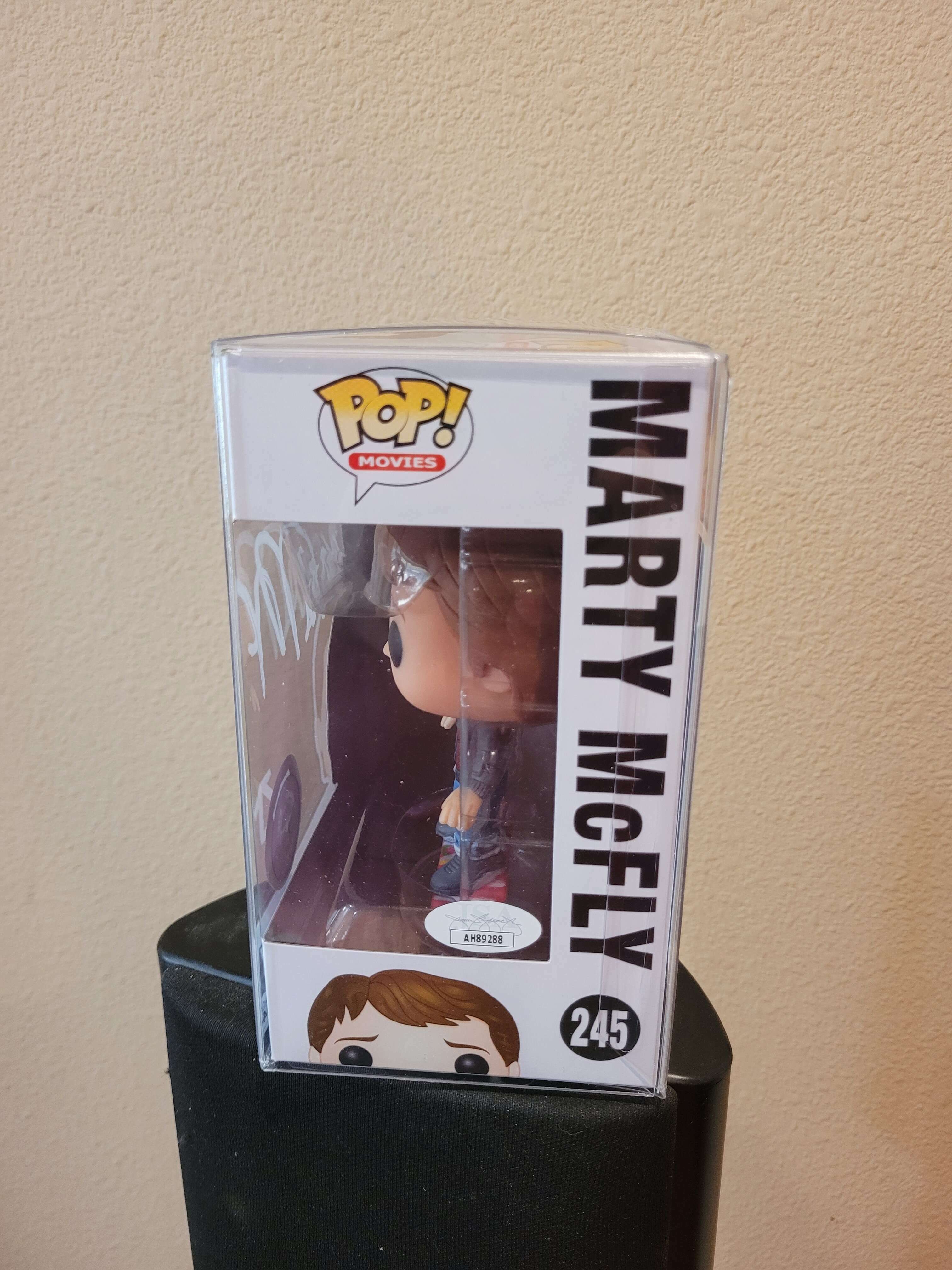 Signed Autographed Marty McFly Hoverboard exclusive Funko Pop