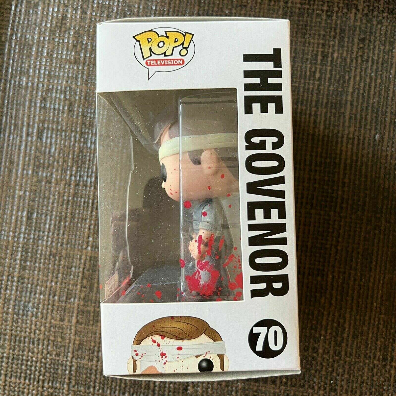 Funko Pop THE GOVERNOR 70 BLOODY PX PREVIEWS The Walking Dead